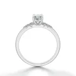 Pierścionek owalny diament białe złoto 0.60 ct. SBPZ_053
